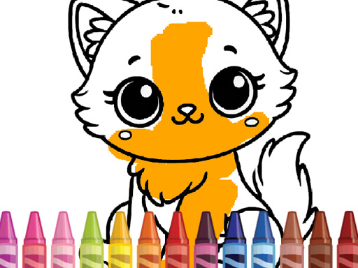 Cute Animals Coloring   Adorable Fun for Kids_img